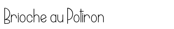 Brioche au Potiron font preview